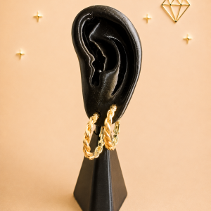 Aretes Trenzados Planos