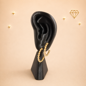 Aretes Trenzados Delgados