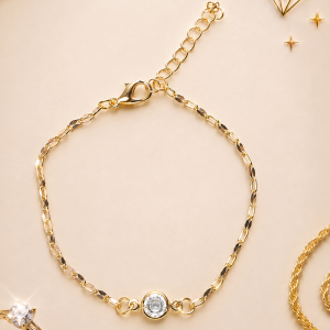 Pulseras de Cadena con , Chapado en Oro de 18K, Resistente al Agua, Diseo Vintage, para Regalo de Mujer